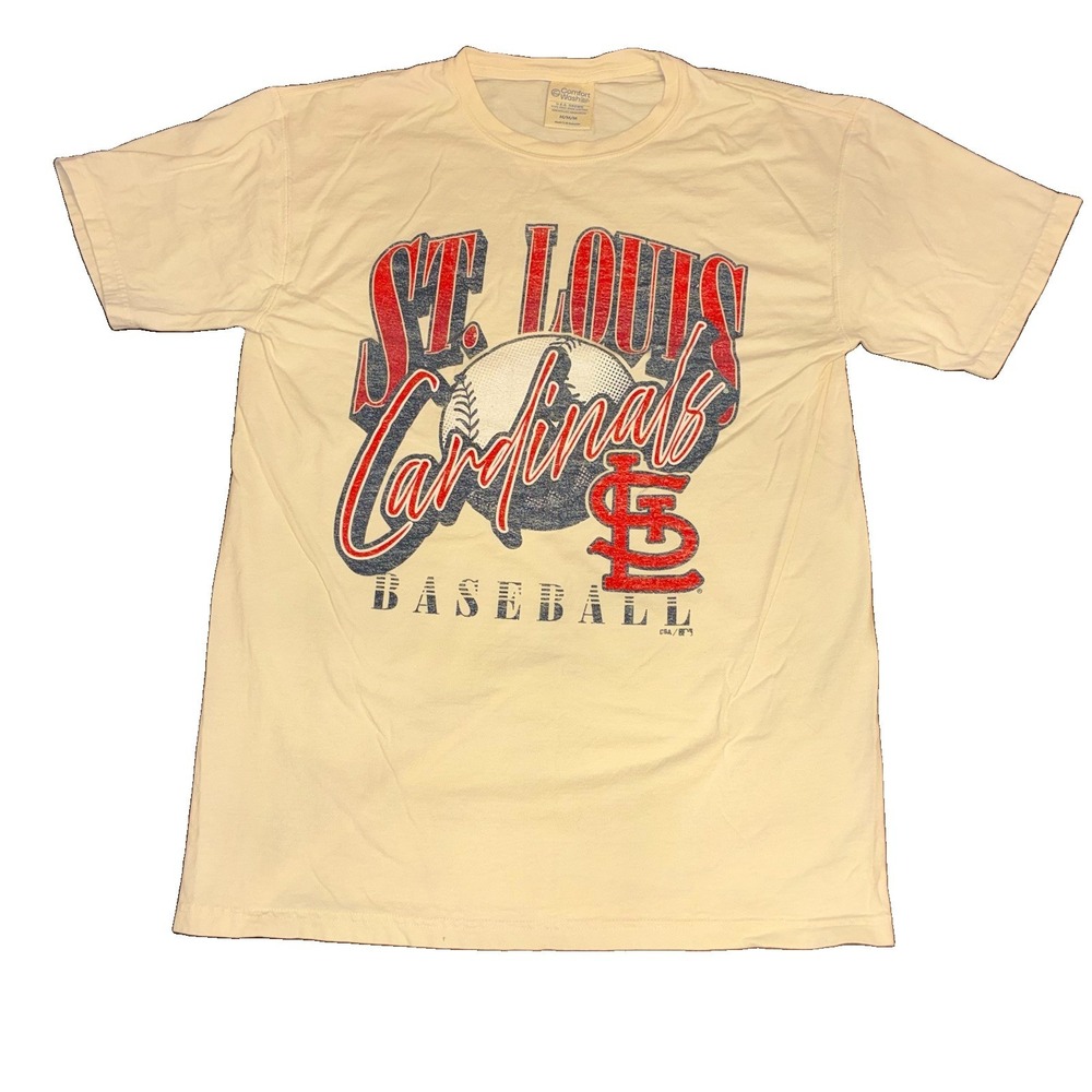 St. Louis Cardinals MLB Baseball Mens Graphic Print Shirt - Medium